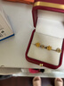 中國黃金（CHINA GOLD）黃金耳釘女士999足金雪花耳釘國慶中秋節(jié)禮物送女友老婆 【京速達(dá)】耳釘約0.8g*甄選禮盒 曬單實(shí)拍圖