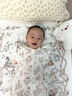 貝肽斯嬰兒恒溫睡袋寶寶1-3歲秋春秋兒童防踢被子保暖一體式防驚跳睡袋 貓肚棉x保暖【春秋雙層 室溫20-26度】森趣牧歌 M碼  （身高62-85cm建議9月-2歲） 曬單實拍圖