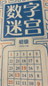 數字迷宮初級 小學(xué)生兒童趣味益智數學(xué)游戲數字游戲 提升數字敏感度培養數學(xué)思維 提高觀(guān)察力專(zhuān)注力記憶力 大開(kāi)本綠色印刷附帶答案 曬單實(shí)拍圖