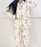 浪莎純棉吸汗月子服產(chǎn)后哺乳睡衣家居服孕婦春秋四季 77333 L 曬單實(shí)拍圖