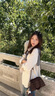 CinvaiKrose【趙昭儀同款】包包女包2025新款手提保齡球包單肩斜挎包生日禮物 咖啡色【送女友老婆女生禮物走心】 曬單實拍圖