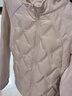 探拓（TECTOP）戶(hù)外輕薄羽絨服修身保暖羽絨外套 2347234YR 女款馥月白L 曬單實(shí)拍圖