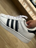 阿迪達斯adidas三葉草貝殼頭SUPERSTARII男女休閑鞋 IH8659 42碼 曬單實(shí)拍圖
