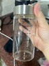 WELLMEET牛奶瓶豆?jié){杯外帶玻璃兒童早餐杯帶刻度酸奶燕麥粥微波爐加熱 【牛奶杯+暗夜黑杯套】 300ml 1只 高硼硅玻璃 曬單實拍圖