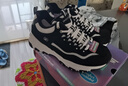 斯凱奇（Skechers）時(shí)尚綁帶絨里運動(dòng)鞋8730057 黑色/白色/BKW 37  曬單實(shí)拍圖