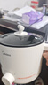 美的（Midea）電煮鍋 宿舍小電鍋 電蒸鍋 學(xué)生寢室一體泡面小火鍋 多功能鍋 XZE1613 1.7L 配蒸籠【國家補貼】 曬單實(shí)拍圖