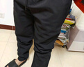 京東京造休閑褲男加絨褲子男冬季寬松舒適束腳運動(dòng)長(cháng)褲 黑色 L 曬單實(shí)拍圖