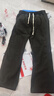 班尼路（Baleno）直筒褲子男秋冬季加絨保暖寬松闊腿褲學(xué)院風(fēng)搖粒絨男褲男士休閑褲 曬單實(shí)拍圖