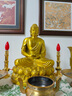 天祥緣 黃銅釋迦牟尼佛佛像擺件家用大日如來(lái)釋迦摩尼佛銅像大號 30號新釋迦佛 曬單實(shí)拍圖