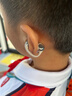 韶音（SHOKZ）OpenDots ONE動(dòng)鈦圈開(kāi)放式藍(lán)牙耳機(jī)耳夾式耳機(jī)藍(lán)牙跑步運(yùn)動(dòng)無(wú)線E310 星際白 曬單實(shí)拍圖