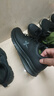 特步運動(dòng)鞋男鞋跑鞋冬季皮面防水輕便減震健身休閑慢跑步鞋子男黑色 曬單實(shí)拍圖
