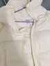森馬（Semir）羽絨服女冬90絨子短款三防花苞帽25高蓬防風連帽外套109725113028 曬單實拍圖
