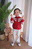 幼歌（YOUGE）嬰幼兒秋季新款全棉柔軟舒適上衣元氣水果寶寶毛衣開(kāi)衫紅色90 cm 曬單實(shí)拍圖