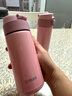 虎牌（TIGER）輕量便攜彈蓋保溫保冷水杯子中秋節禮物MMJ-A36C-PB蜜桃慕斯360ml 曬單實(shí)拍圖