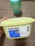 特百惠（Tupperware）微波層疊小方盒800ml學(xué)生上班族加熱午餐飯盒便攜便當盒芹菜綠 曬單實(shí)拍圖