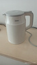 美的（Midea）【國家補貼】燒水壺電熱水壺大容量 家用水壺燒水304不銹鋼 雙層防燙智能防干燒多重防護無縫內膽 1.5L 暖壺圓墩墩MK-SHM1569 曬單實拍圖