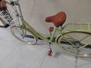 飛鴿（FLYING PIGEON）自行車(chē)成人通勤車(chē)自行車(chē)學(xué)生單車(chē)成人自行車(chē)通勤自行車(chē)女士自行車(chē) 標配青青黃|單速|(zhì)輻條輪+禮包 24寸適合150-170cm 曬單實(shí)拍圖
