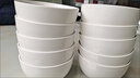 潔雅杰陶瓷碗中式白瓷小碗家用4.5英寸米飯碗喝湯碗面碗套裝10只裝 曬單實(shí)拍圖