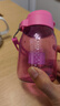特百惠（Tupperware）嘟嘟企鵝350ML塑料杯夏季兒童可愛(ài)水杯子男女學(xué)生帶提繩 萌萌粉 曬單實(shí)拍圖