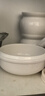 貝瑟斯 陶瓷碗蒸飯碗 蒸菜碗陶瓷蒸蛋碗帶蓋碗家用湯碗純白瓷碗5.5英寸 曬單實拍圖