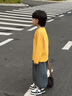POLOWALK童裝男童長(cháng)袖T恤2025新品中大男童長(cháng)袖T恤上衣t恤衫 黃色 120 120cm 曬單實(shí)拍圖