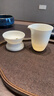 鈺銓龍門(mén) 羊脂玉瓷薄胎公道杯過(guò)濾組 德化白瓷釉燒分茶器茶海陶瓷過(guò)濾組合 羊脂玉瓷薄胎公道杯+過(guò)濾組 曬單實(shí)拍圖