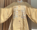 重回漢唐溶溶月豎領(lǐng)對襟襖馬面裙套裝原創(chuàng  )明制漢服女款秋冬款 淺黃色豎領(lǐng)對襟襖/預售 付款45天 L 曬單實(shí)拍圖