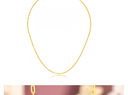 金至尊（3DG Jewellery）長十字鏈足金999項(xiàng)鏈素鏈金鏈子頸鏈黃金項(xiàng)鏈生日禮物計(jì)價 金重2.71克（配珠寶禮盒） 曬單實(shí)拍圖