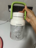 臻米（ZHENMI）便攜式榨汁機小型榨汁攪拌杯料理機果汁水果果蔬炸機汁無(wú)線(xiàn)免洗大容量噸噸桶家用果汁桶碎冰 牛油果綠-電量數顯+雙蓋+吸管+12葉精鋼刀頭 多功能數顯炸機杯-春夏限定美好生活 曬單實(shí)拍圖