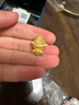 福萌黃金生肖羊吊墜足金女新款本命年小羊掛墜送女友七夕禮物 樂羊羊吊墜(金重約2.0g)預(yù)售 曬單實(shí)拍圖