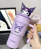 艾可思（X&W）hellokitty冰霸杯大容量保溫杯女士高顏值七夕禮物316保冷吸管杯 庫洛米700ml（禮盒裝） 曬單實拍圖