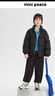 MiniPeace太平鳥(niǎo)童裝冬男童羽絨服FAACE4B12 黑色 140cm 曬單實(shí)拍圖