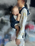 ERGObaby二狗背帶嬰兒抱娃神器四季透氣外出旅行遛娃神器breeze解放雙手 【店長(cháng)力薦】breeze透氣款午夜藍 曬單實(shí)拍圖
