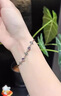 戚小米四葉草手鏈女生簡(jiǎn)約個(gè)性閨蜜轉運珠手鏈閨蜜新年節生日禮物送女友 四葉草紫色 曬單實(shí)拍圖