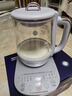 九陽(yáng)（Joyoung）1.5L全玻璃沸萃養生壺煮茶器 0膠水玻璃濾網(wǎng)燉盅 花茶壺燒水保溫一體全自動(dòng)恒溫電熱水壺15WY10J 曬單實(shí)拍圖