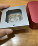 周大福 車花蛇肚黃金耳環(huán)(工費160)約3.75g EOF1482 曬單實拍圖