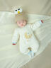 咕樂呀嘟【2件裝】嬰兒夾棉連體衣寶寶外出棉服哈衣純棉加厚120g冬季爬服 （2件裝對(duì)開款）蘑菇兔+滿印小兔粉色 73cm （建議寶寶體重：12-15斤） 曬單實(shí)拍圖