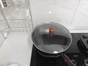 金存章丘炒鍋鐵鍋無涂層家用炒菜鍋圓底不易粘老式鍛打熟鐵鍋已開鍋 曬單實(shí)拍圖
