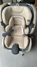 貝倍適（BAYBETSS）兒童安全座椅汽車(chē)用0-4-12歲寶寶360度旋轉嬰兒車(chē)載坐椅ISOFIX 米灰色【遮陽(yáng)棚+上拉帶+側保護】 曬單實(shí)拍圖