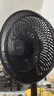 格力（GREE）電風(fēng)扇家用落地扇客廳低噪省電七葉大風(fēng)量落地風(fēng)扇節能搖頭立式辦公宿舍床頭空氣循環(huán)扇電扇 【黑色】七葉強風(fēng) 14吋升級加大 35X65h7 曬單實(shí)拍圖