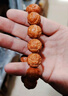 綿德猴頭核桃雕刻貔貅單圈手串小核桃盤(pán)玩佛珠單圈文玩手持菩提男 15mm  A16-205 曬單實(shí)拍圖