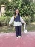G.DUCKKIDS小黃鴨童裝女童春秋款套裝2025新款兒童女孩寶寶秋季秋裝早秋衣服 圖片色三件套 120 (建議105-115cm 4-5.2周歲) 曬單實拍圖