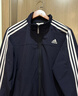 adidas休閑簡(jiǎn)約三條紋梭織立領(lǐng)夾克外套男裝秋季阿迪達斯三葉草   黑色 (偏小，推薦買(mǎi)大1碼)   M 曬單實(shí)拍圖