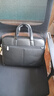 新秀麗（Samsonite）男士手提包13.3英寸電腦包休閑通勤牛皮革公文包七夕禮物 TM0 曬單實(shí)拍圖