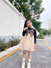 G.DUCKKIDS小黃鴨童裝女童連衣裙春秋2025新款兒童裙子女小童網(wǎng)紗拼接公主裙 黑色 100 尺碼2~3歲【 90-100cm】 曬單實(shí)拍圖