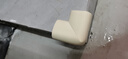貝得力L型免貼防撞角嬰兒童安全防護(hù)角桌角保護(hù)套加寬加厚米白色8只 曬單實拍圖