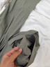 名創(chuàng)優(yōu)品（MINISO）涼感冰絲褲子男夏季新款舒適透氣顯高顯瘦直筒休閑褲 黑 XL 曬單實拍圖
