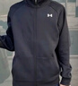 安德瑪（Under Armour）兒童童裝外套秋冬季舒適休閑百搭立領(lǐng)針織運動(dòng)夾克253313118 黑色 170 曬單實(shí)拍圖