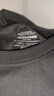 杰克·瓊斯（JACK&JONES）25年男裝短袖T恤男夏季舒適男士T恤涼感多色半袖純色水洗不易走形 黑色E40 3XL 195 曬單實(shí)拍圖