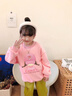 小豬班納女童套裝春秋季女孩童裝休閑洋氣柔軟衛衣親膚耐磨牛仔褲兒童衣服 【蝴蝶結衛衣】淡黃 110 【推薦30-37斤】 曬單實(shí)拍圖